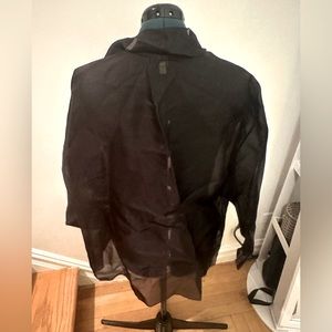 Eileen Fisher Silk Organza Kimono Jacket